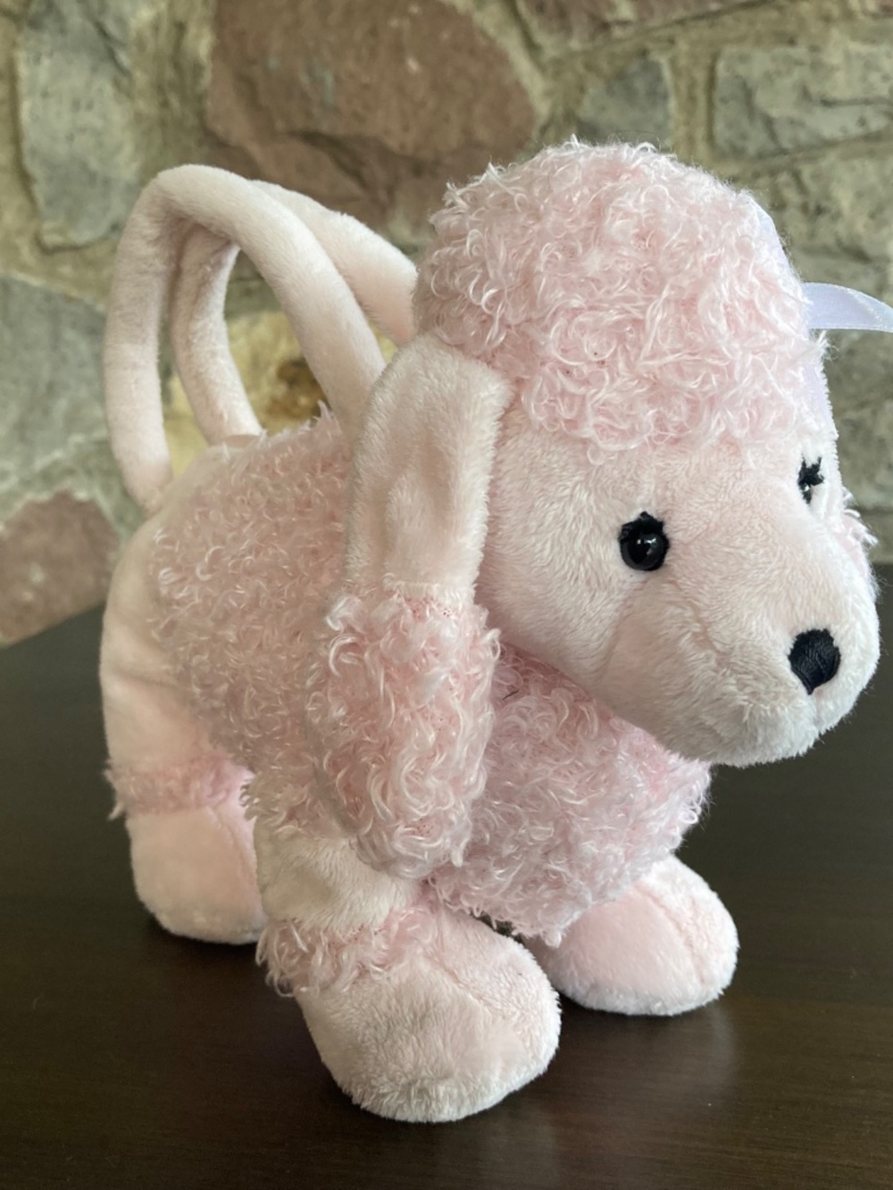 🐩 GANZ Plush Poodle Purse Pink